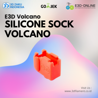 Original E3D Volcano Heat Block Silicone Cover Silikon Hotend E3D - 1pcs